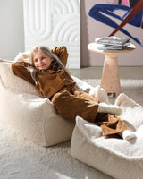 Wigiwama Cream Square Ottoman