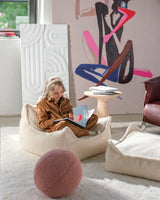 Wigiwama Cream Beanbag Chair