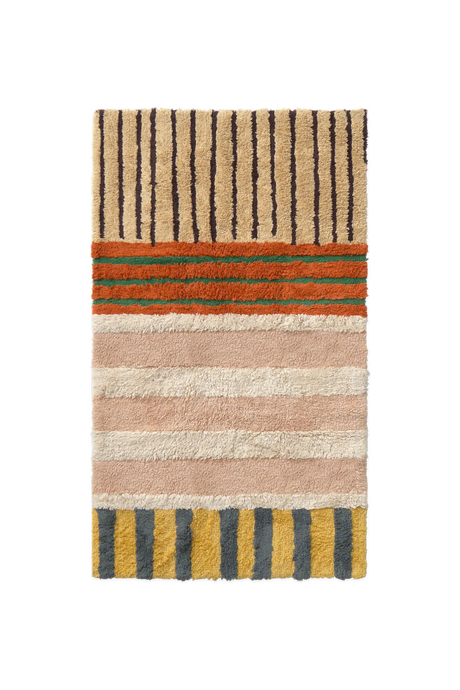 Color On Clay Washable Rug