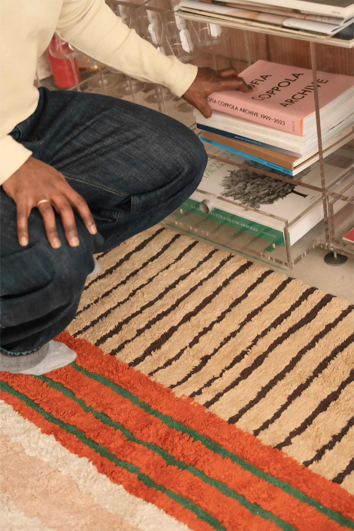 Color On Clay Washable Rug