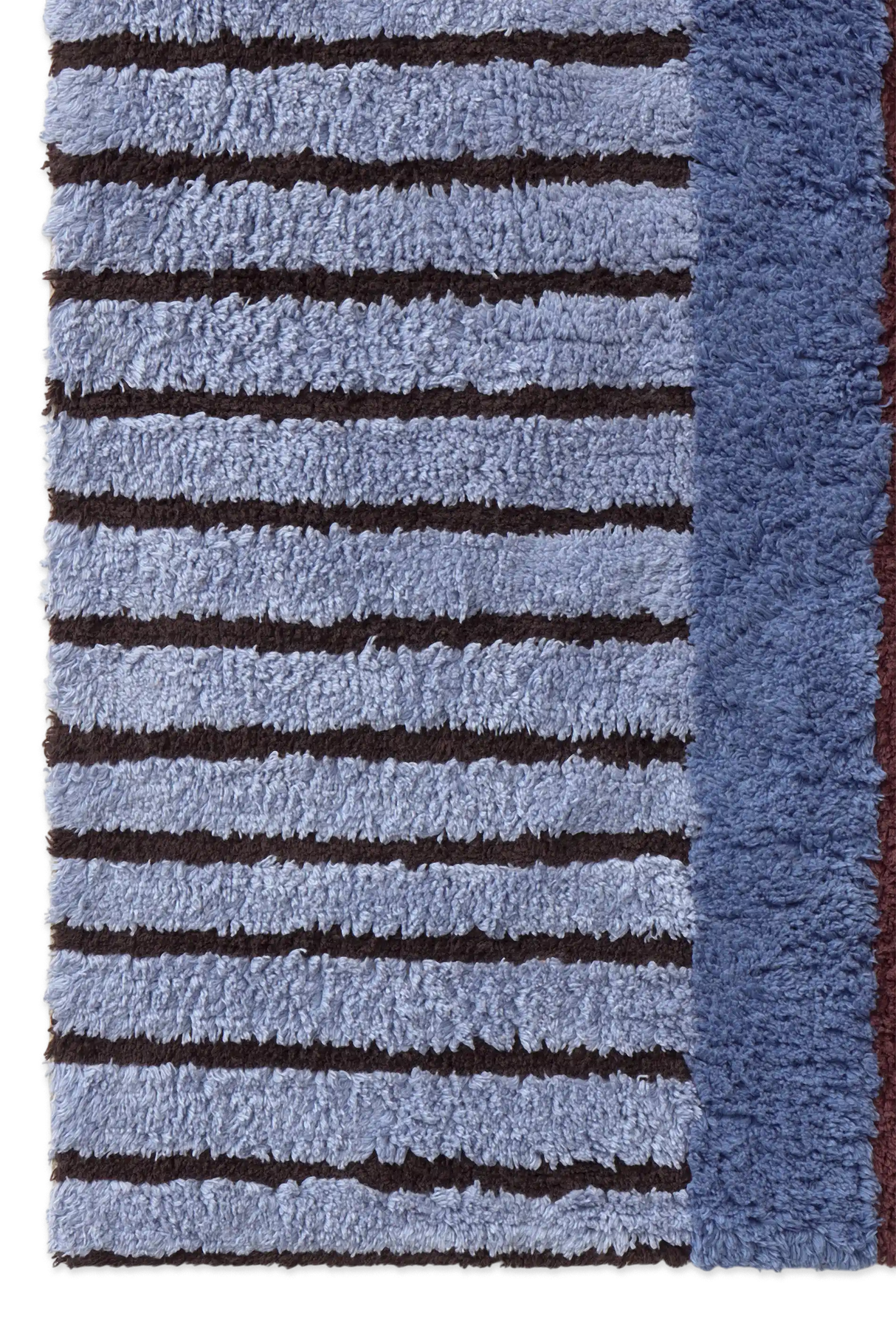 Color On Indigo Blue Washable Rug