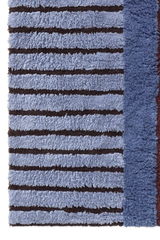 Color On Indigo Blue Washable Rug