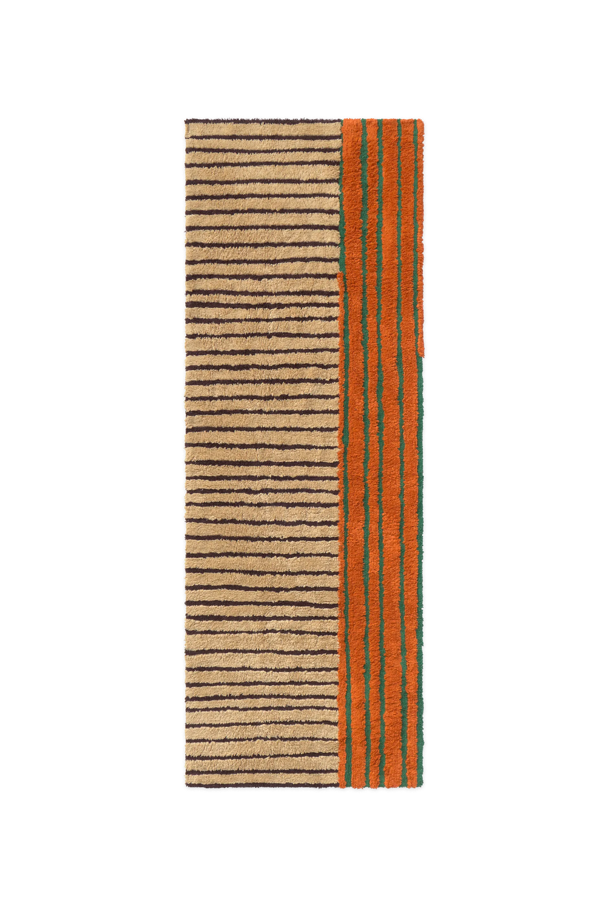 Color On Clay Washable Runner Rug