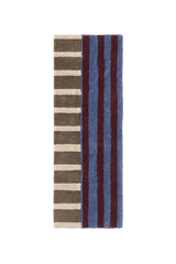 Color On Indigo Blue Washable Rug