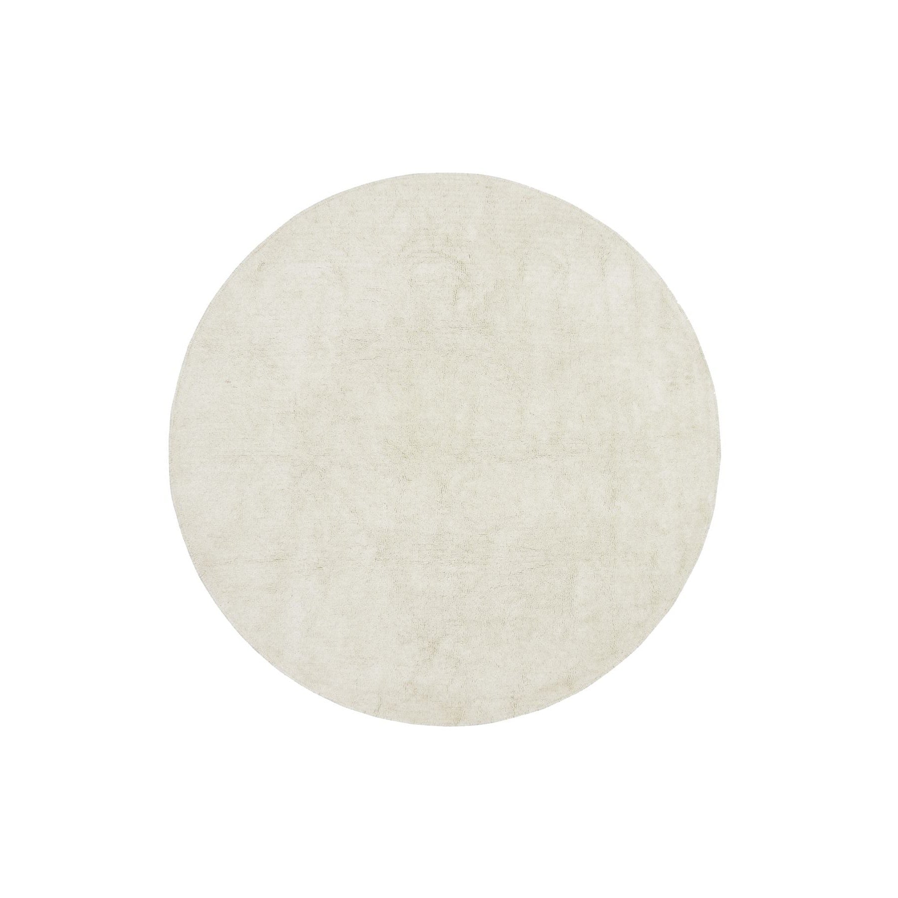 Lorena Canals Silhouette Round Natural Woolable Rug