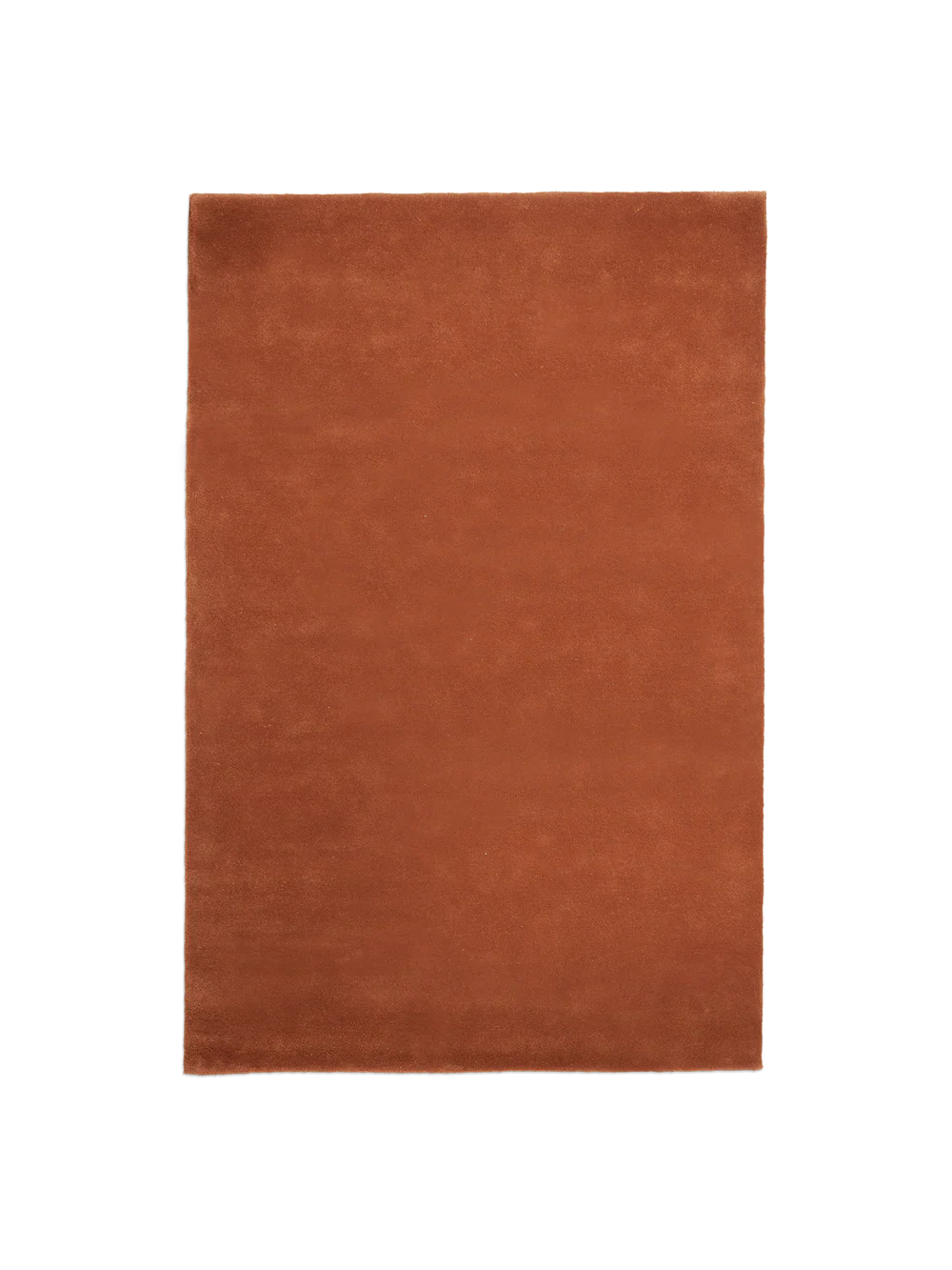 Haven Toffee Brown Solid Hand-Tufted Wool Rug