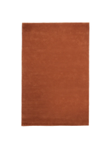 Haven Toffee Brown Solid Hand-Tufted Wool Rug