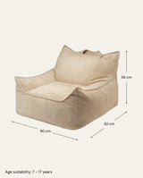Wigiwama Brown Sugar Club Chair - Rugs by Roo
