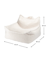 Wigiwama Cream Beanbag Chair