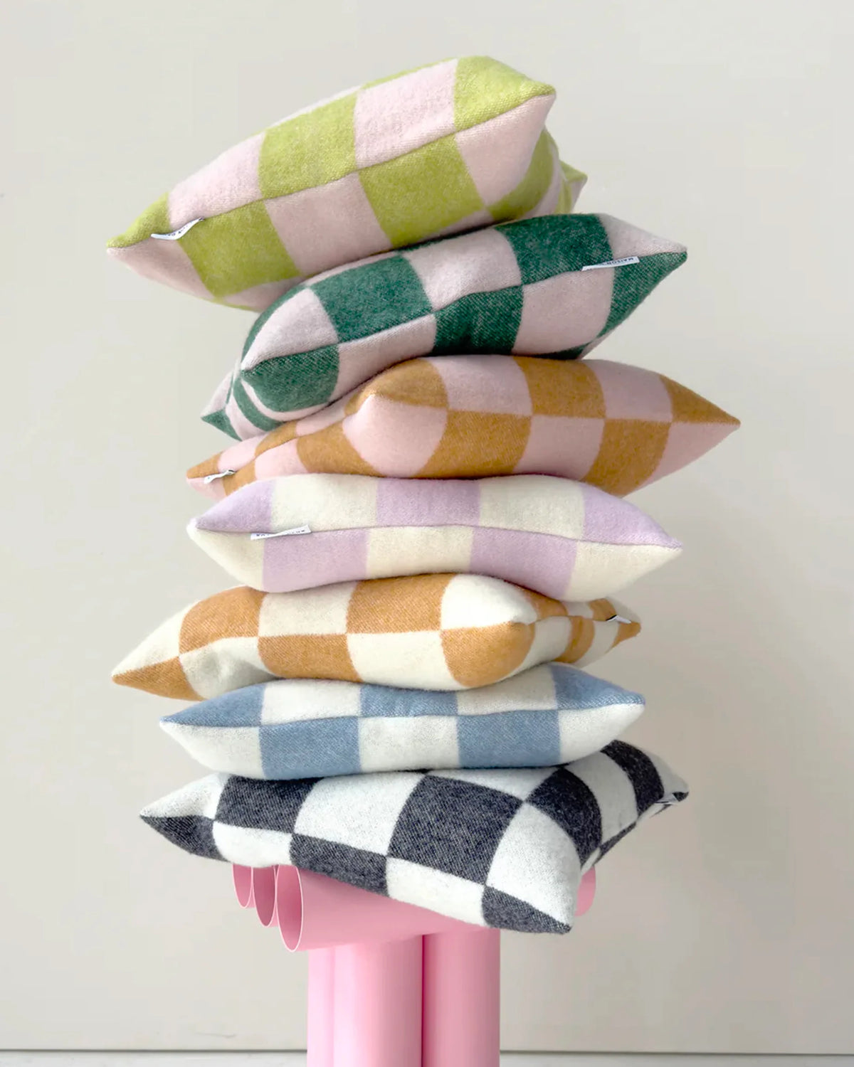 Cushion Cover CHECKERBOARD Black / White