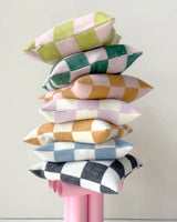 Cushion Cover CHECKERBOARD Black / White