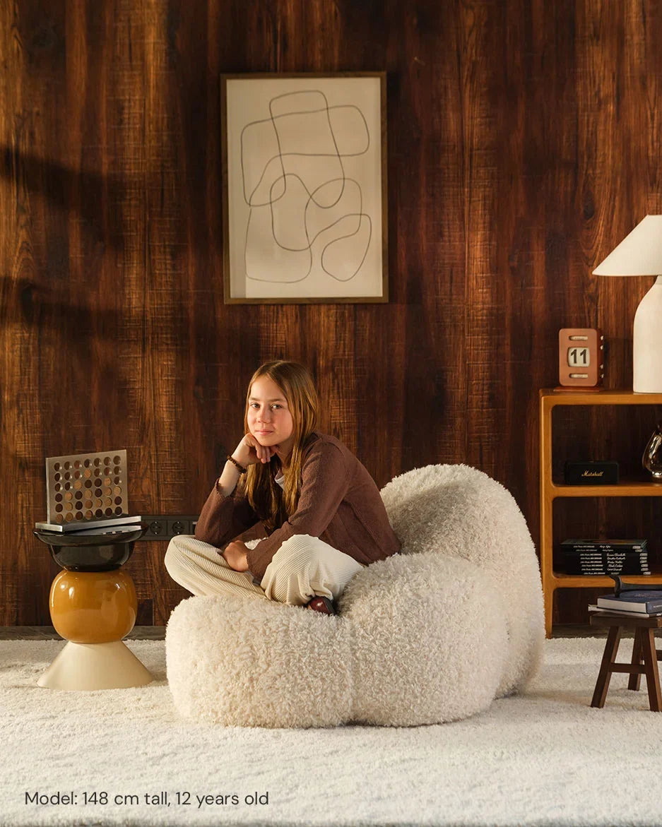 Wigiwama Cream Momo Chair - Rugs by Roo