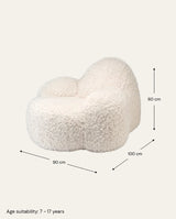 Wigiwama Cream Momo Chair - Rugs by Roo