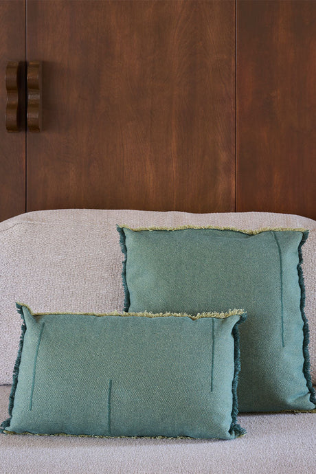 Rectangular Duck Green Cushion
