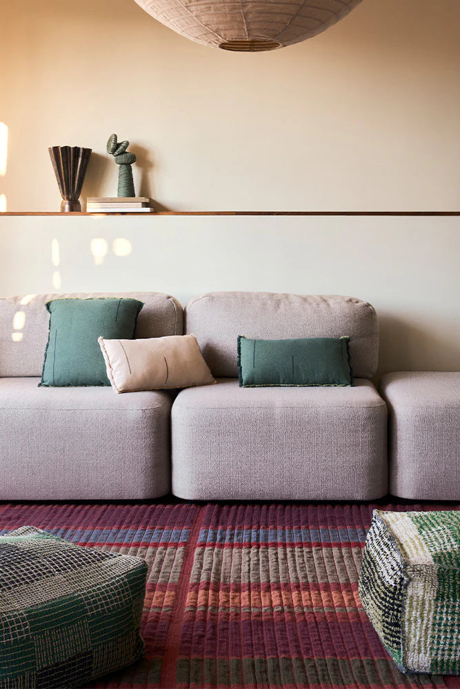 Square Duck Green Cushion