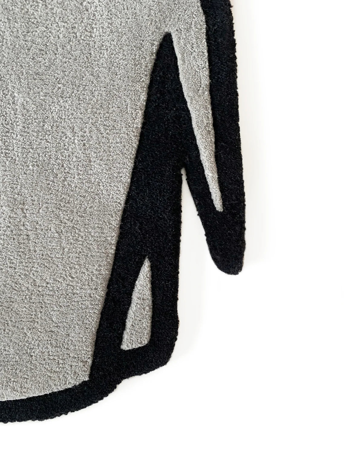 Rug OLIFANT Elephant Grey / Black Print