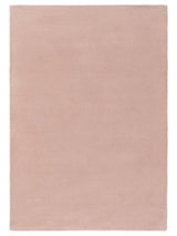 Haven Blush Pink Solid Hand-Tufted Wool Rug