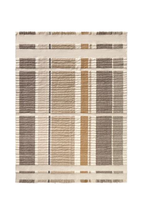 Handloom Rug Columns Natural - Rugs by Roo