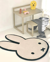 Rug NIJNTJE MIFFY Cream / Black Print
