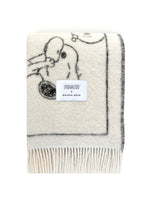 Blanket PEANUTS DOUGHNUT Comic Strip Black/White
