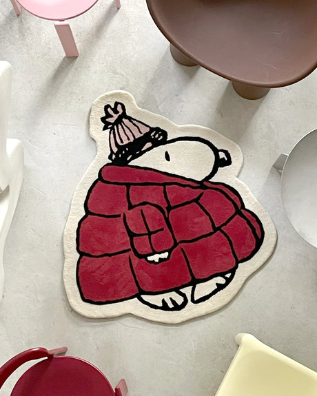 Rug PEANUTS Puffer Jacket Red