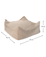 Wigiwama Biscuit Square Ottoman