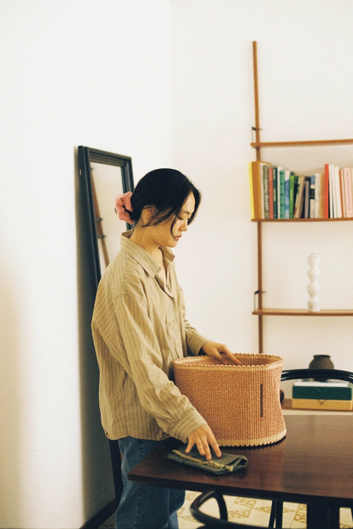 Handloom Terracotta Basket