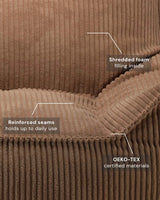 Wigiwama Toffee Club Chair - Rugs by Roo