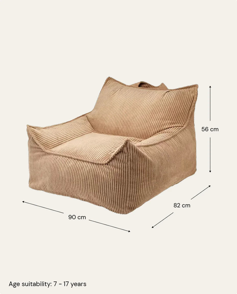 Wigiwama Toffee Club Chair - Rugs by Roo