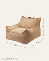 Wigiwama Toffee Club Chair - Rugs by Roo