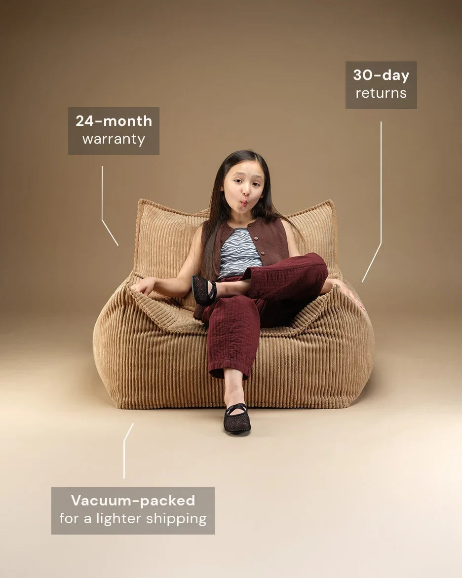 Wigiwama Toffee Club Chair - Rugs by Roo