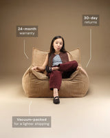 Wigiwama Toffee Club Chair - Rugs by Roo
