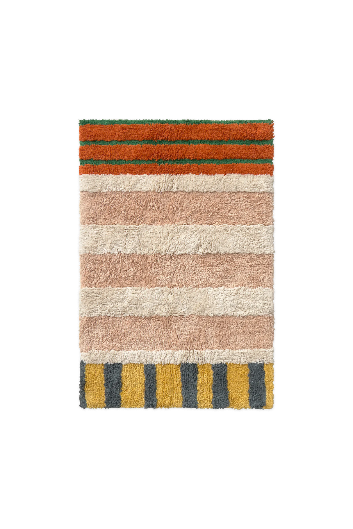Color On Clay Washable Bath Rug