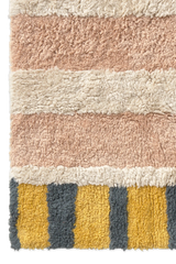 Color On Clay Washable Bath Rug