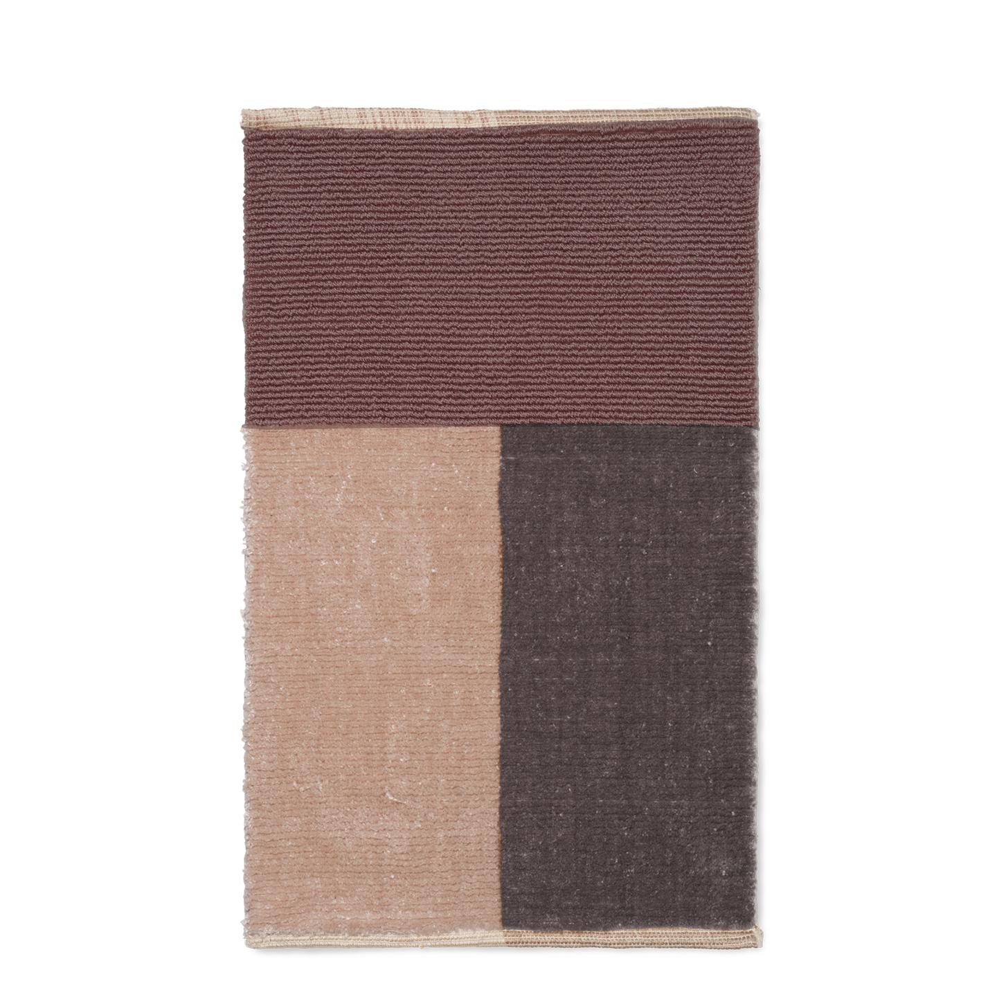 Rugs by Roo | ferm LIVING Pile Bathroom Mat Brown Area Rug-100601315