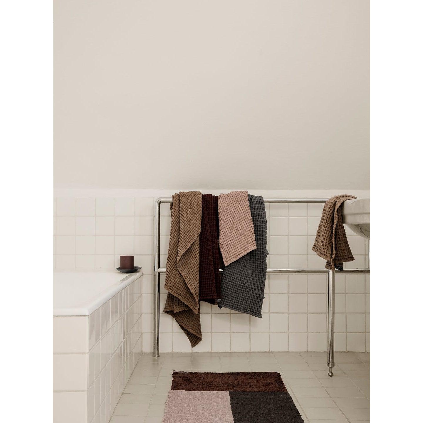 Rugs by Roo | ferm LIVING Pile Bathroom Mat Brown Area Rug-100601315