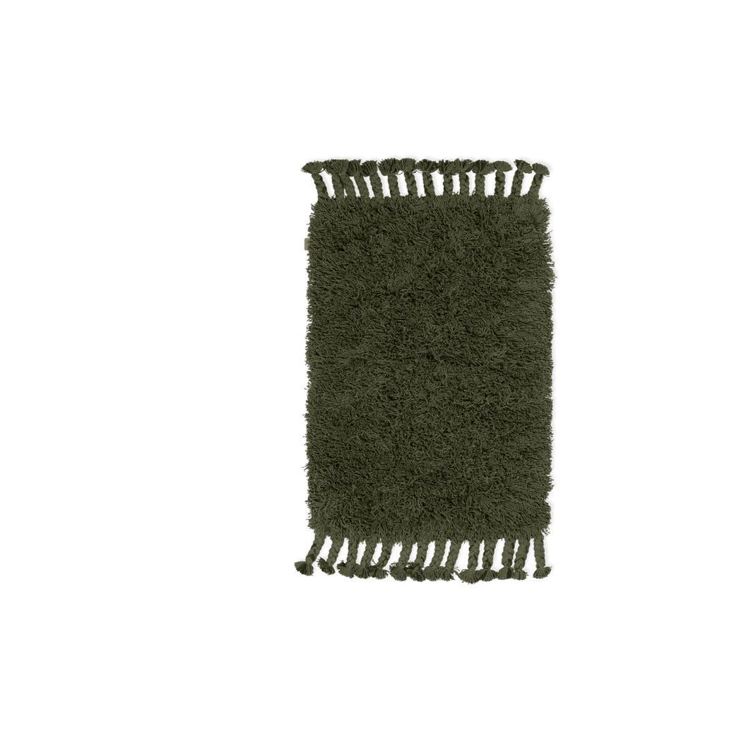 Block Mat Olive Area Rug