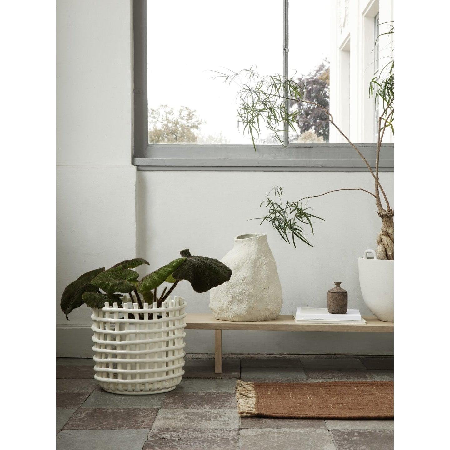 Rugs by Roo | ferm LIVING Block Mat Brown Area Rug-1104264787