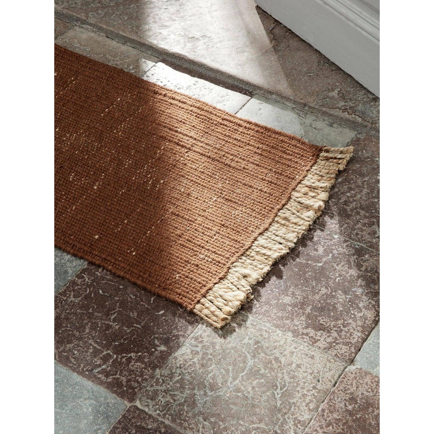 Rugs by Roo | ferm LIVING Block Mat Brown Area Rug-1104264787