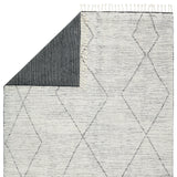 Rugs by Roo | Jaipur Living Ammil Hand-Knotted Trellis Cream Black Area Rug-RUG143461
