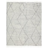 Rugs by Roo | Jaipur Living Ammil Hand-Knotted Trellis Cream Black Area Rug-RUG143461