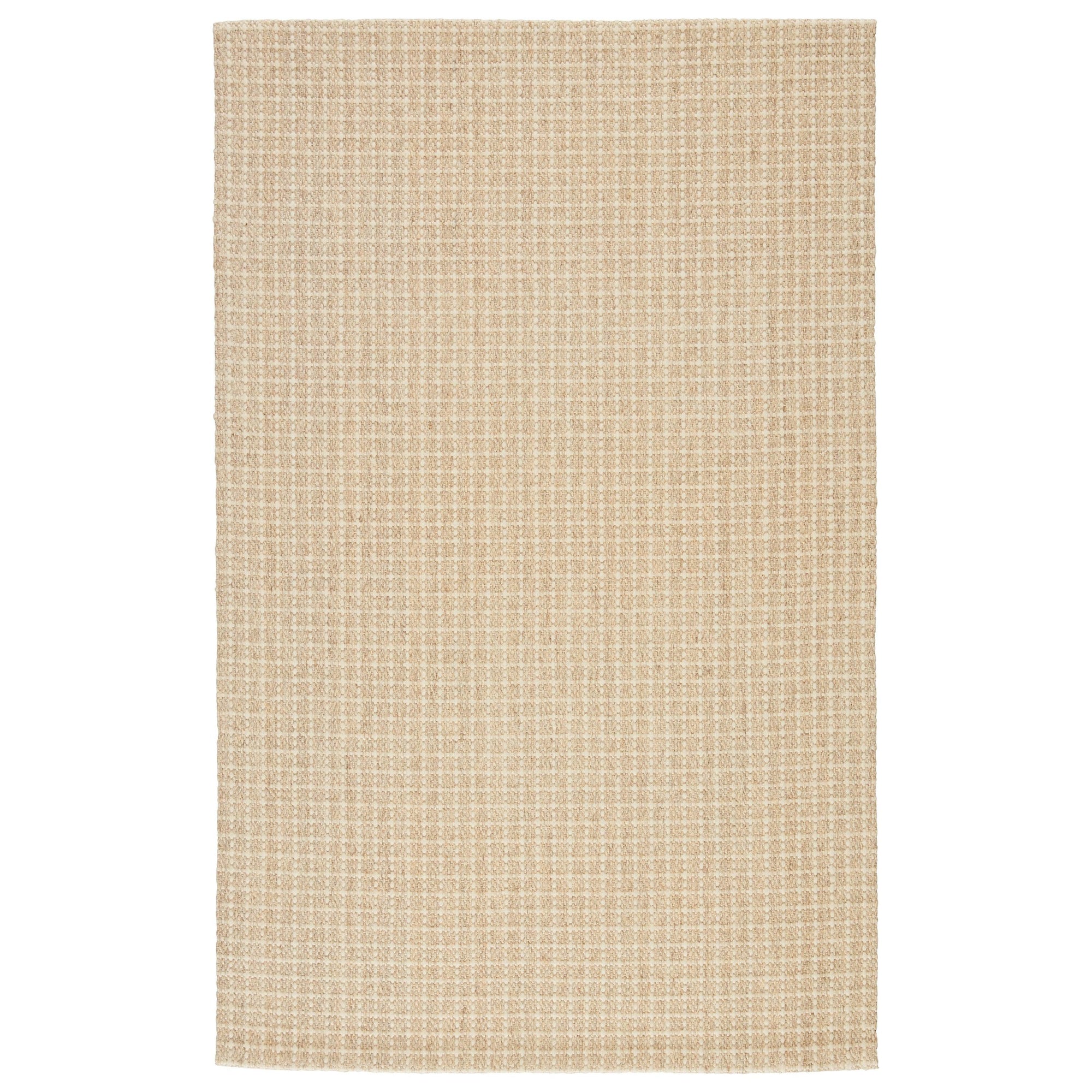 Rugs by Roo | Jaipur Living Tane Natural Solid Beige Ivory Area Rug-RUG145966