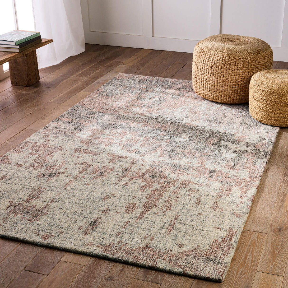 Rugs by Roo | Jaipur Living Absolon Handmade Abstract Rust Taupe Area Rug-RUG152510