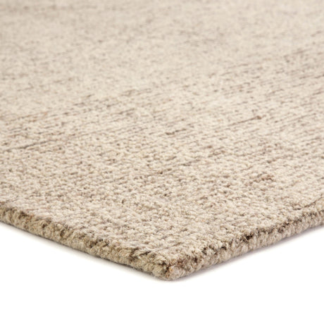 Rugs by Roo | Jaipur Living Oland Handmade Solid White Brown Area Rug-RUG113083