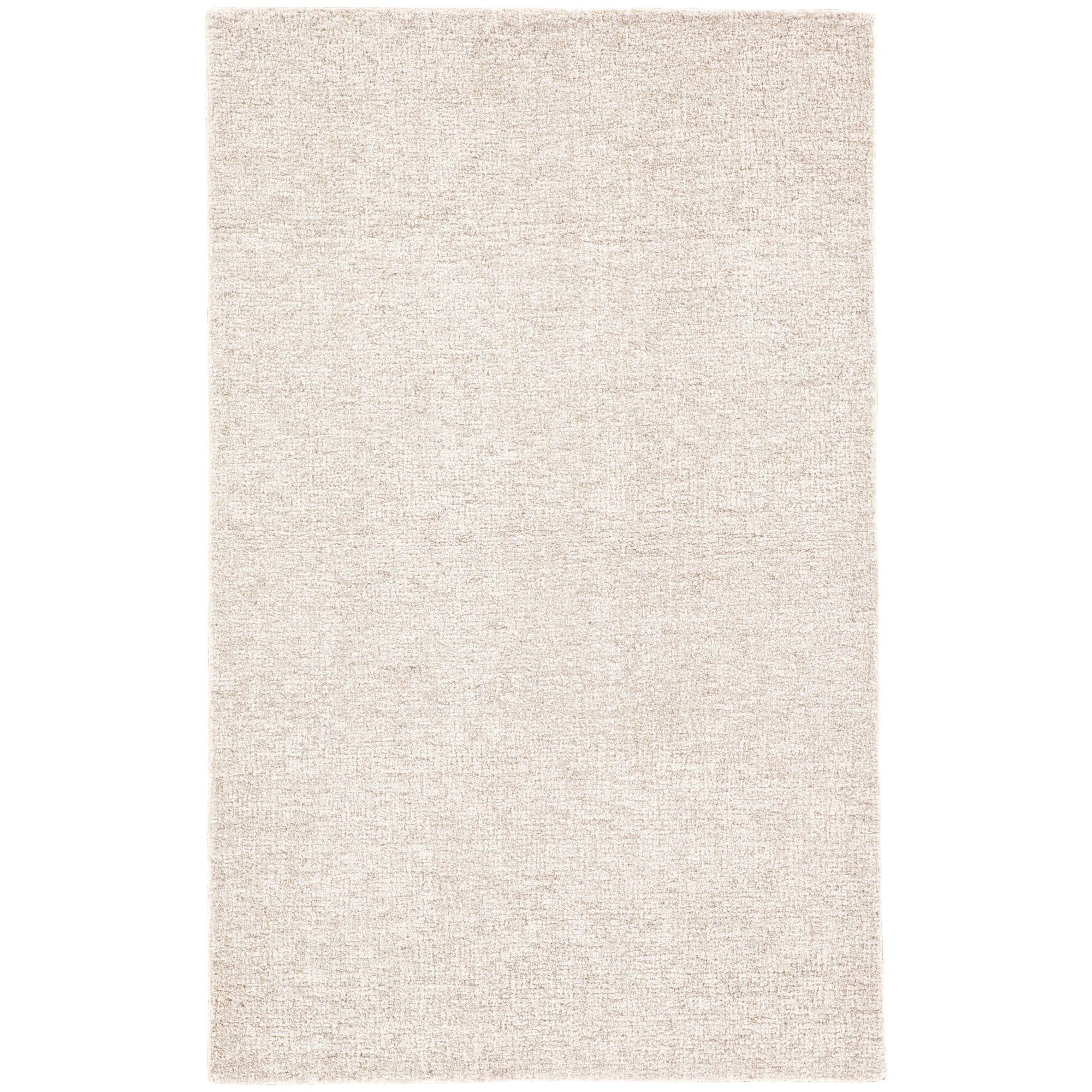 Rugs by Roo | Jaipur Living Oland Handmade Solid Ivory Gray Area Rug-RUG139221