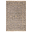 Rugs by Roo | Jaipur Living Riverton Hand-Knotted Medallion Gray Tan Area Rug-RUG133647