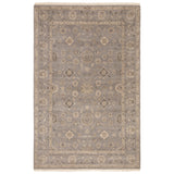 Rugs by Roo | Jaipur Living Riverton Hand-Knotted Medallion Gray Tan Area Rug-RUG133647