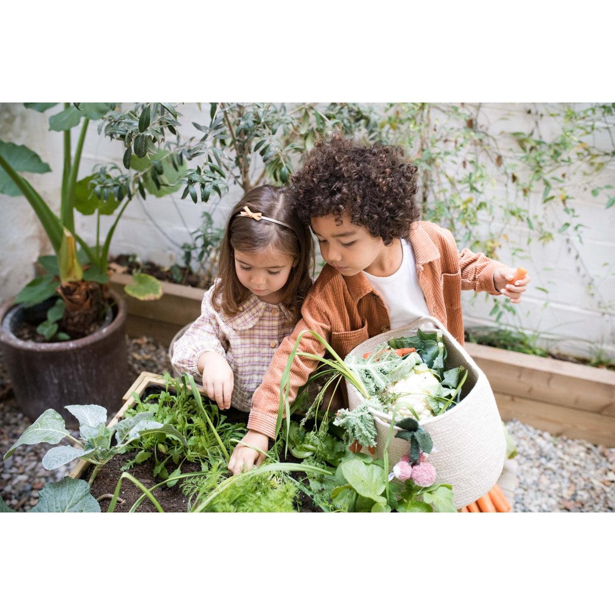 Rugs by Roo | Lorena Canals Oli & Carol Veggies Basket-BSK-VEGGIES