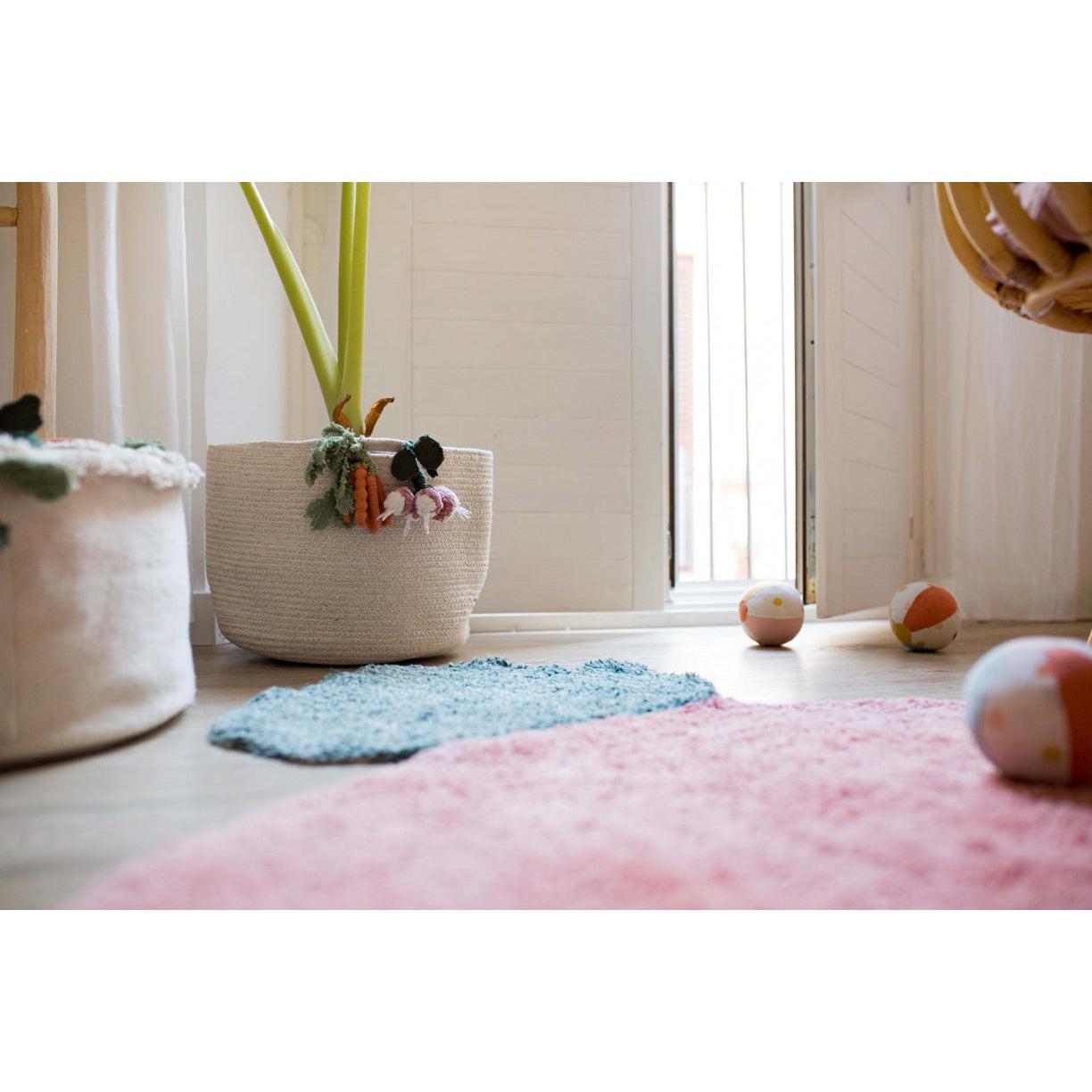 Rugs by Roo | Lorena Canals Oli & Carol Veggies Basket-BSK-VEGGIES