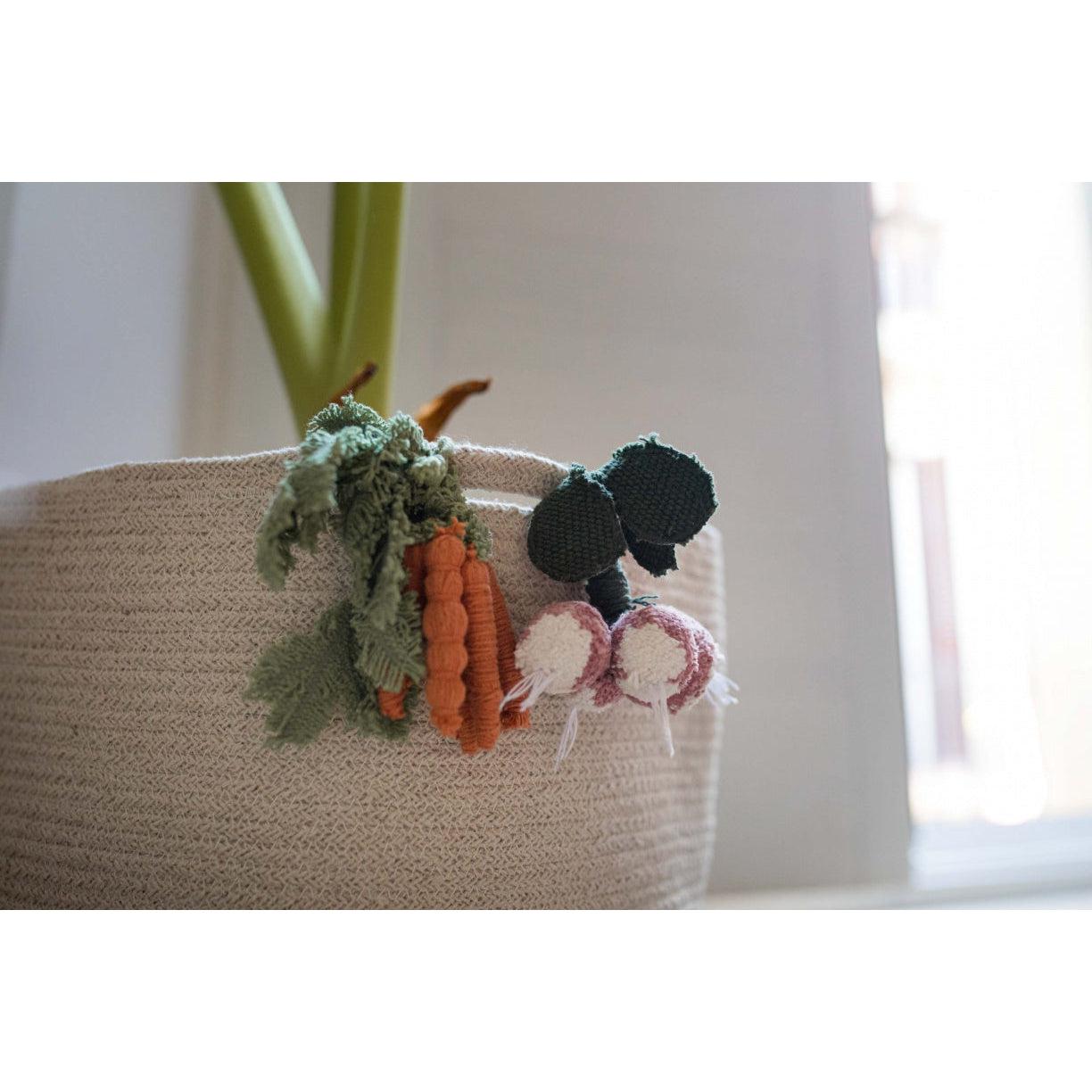 Rugs by Roo | Lorena Canals Oli & Carol Veggies Basket-BSK-VEGGIES